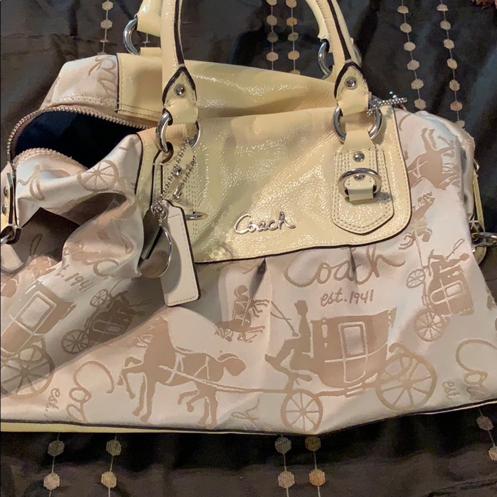 Authentic signature Coach bag & wallet